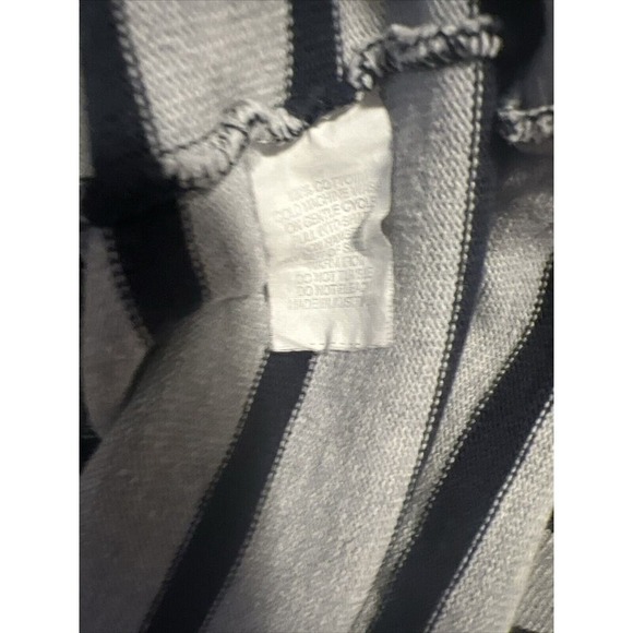 RM WILLIAMS Mens L Rugby Polo Striped Blue/Gray Collared Long Sleeve Jersey AUS - Picture 15 of 16